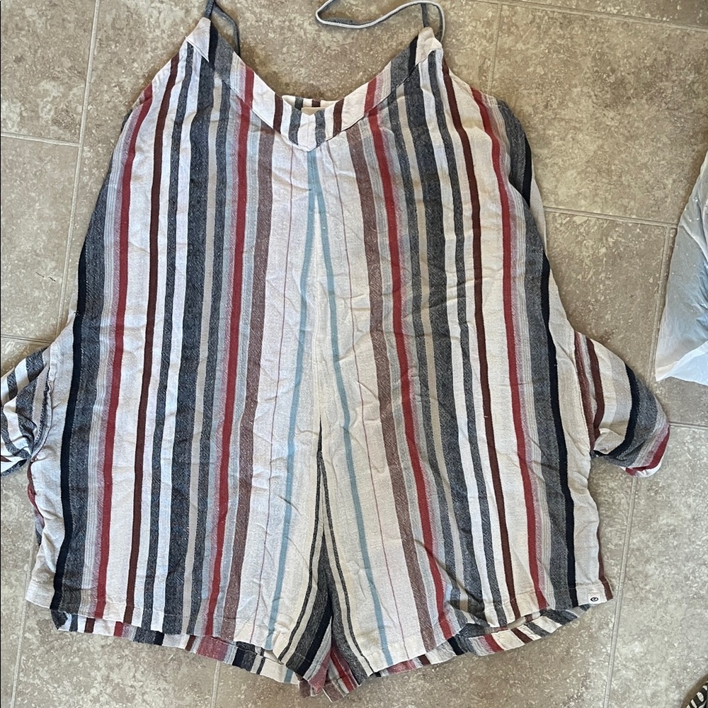 Rip Curl Multicolor Striped Jumpsuit